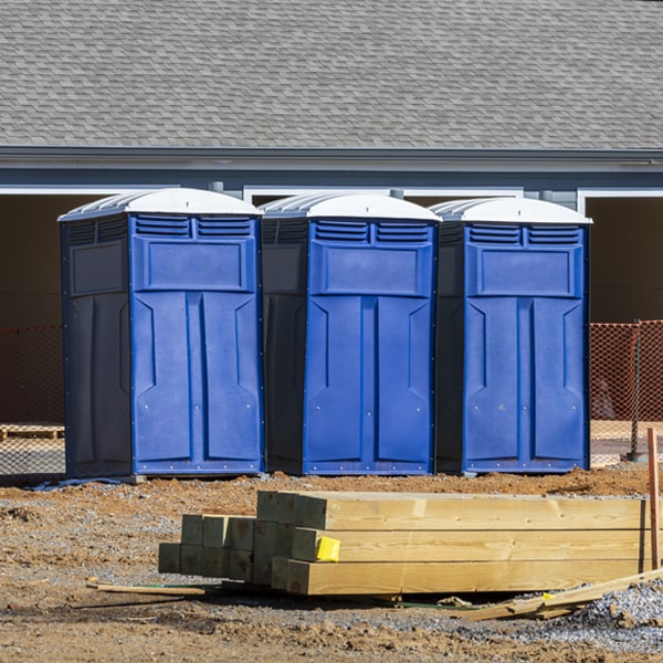 what is the cost difference between standard and deluxe porta potty rentals in Pateros